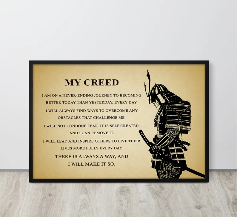 Warrior Code Wall Art - Image 4