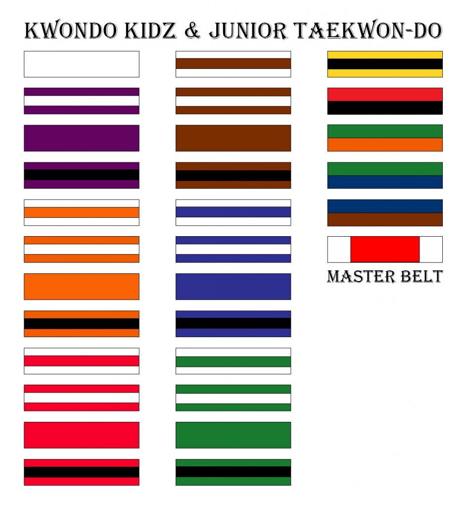 Taekwondo Belt Order Poster - Image 3
